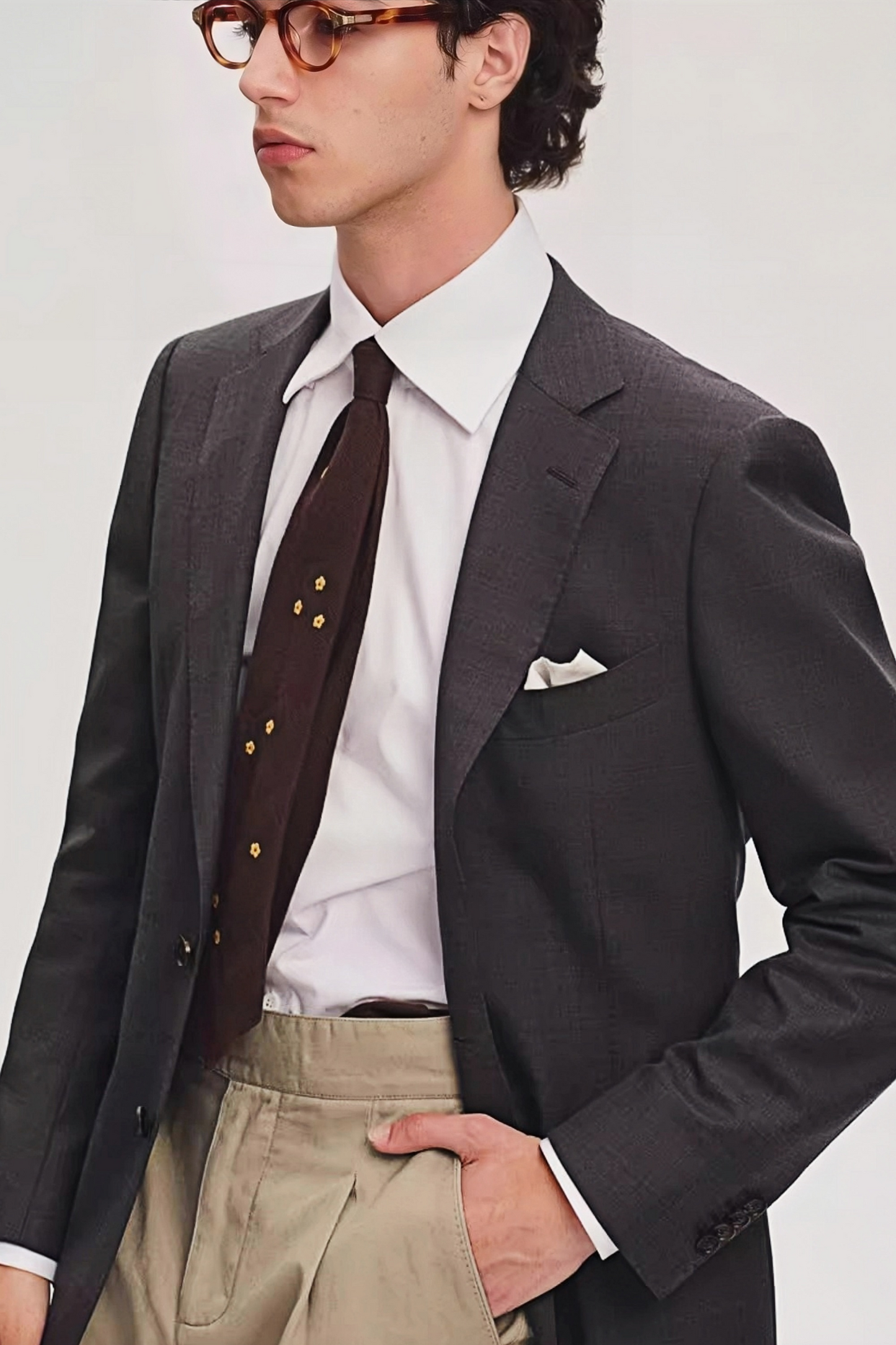 Benedict dark-gray blazer
