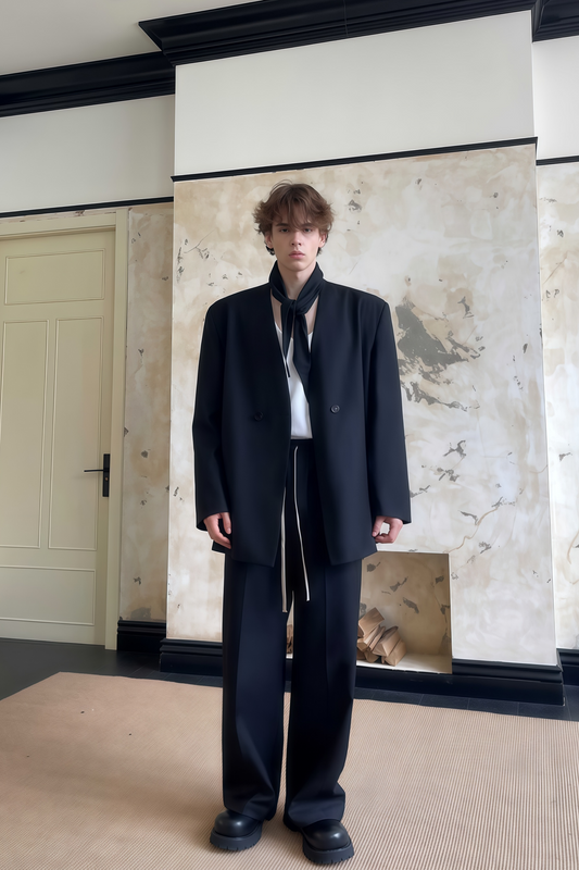 Lorcan black suit