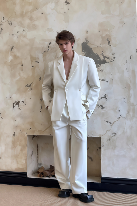 Asher white suit