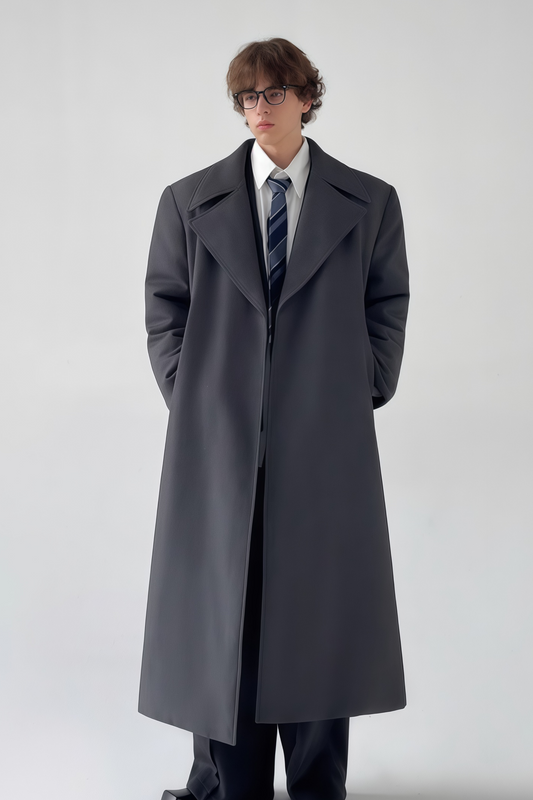 Benedict gray maxi coat