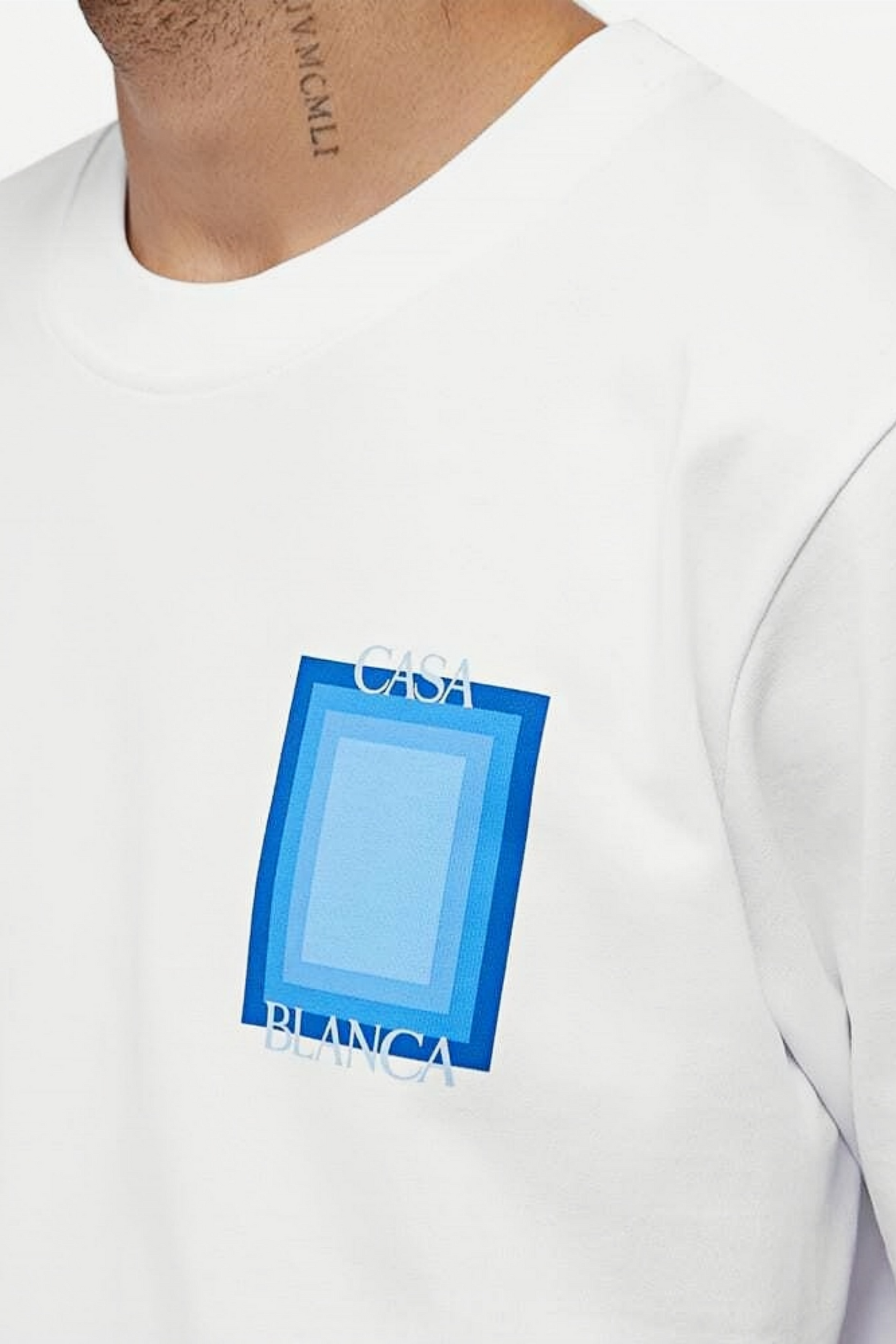 Gabriel white pocket logo t-shirt