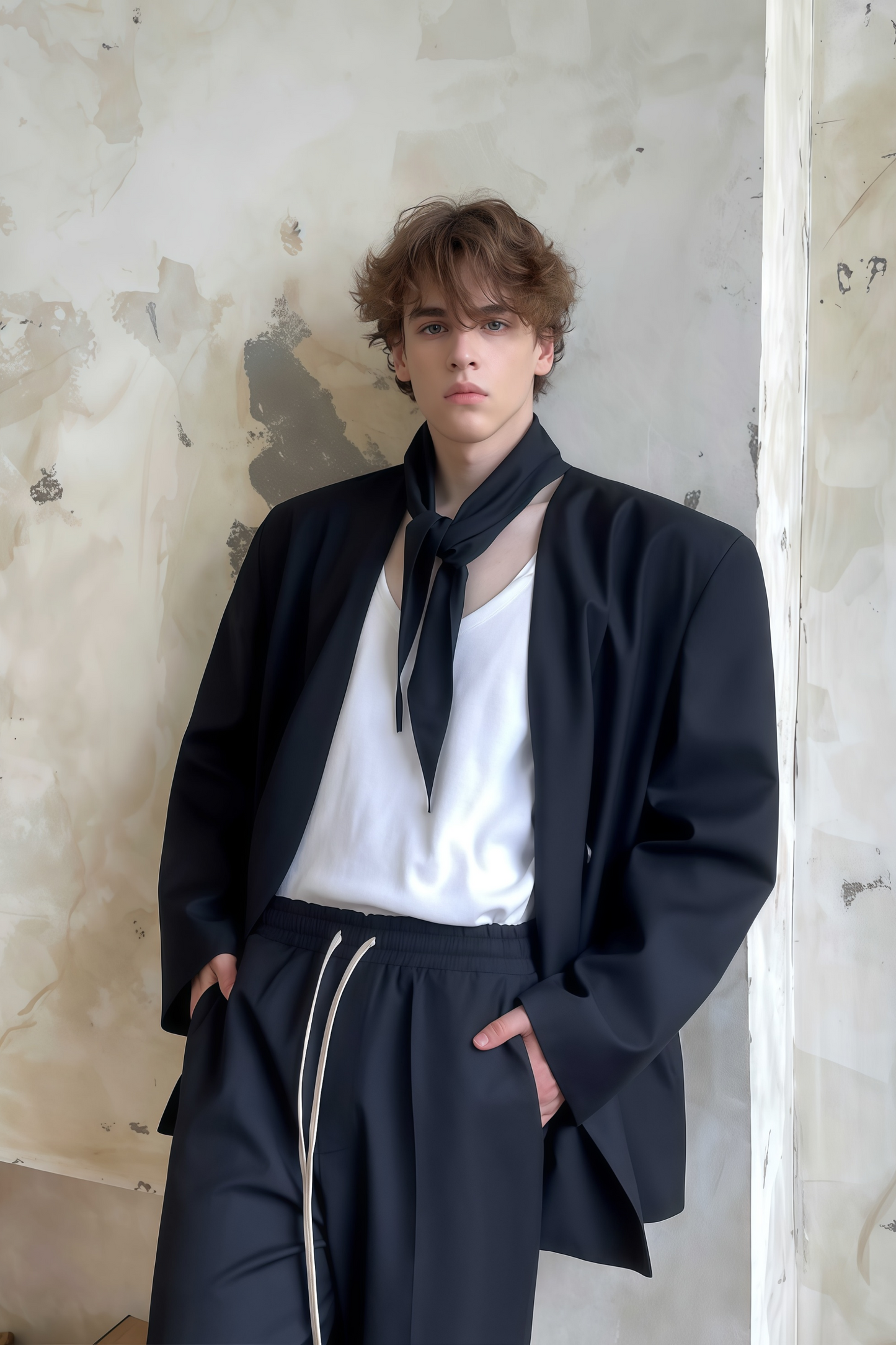 Lorcan black suit
