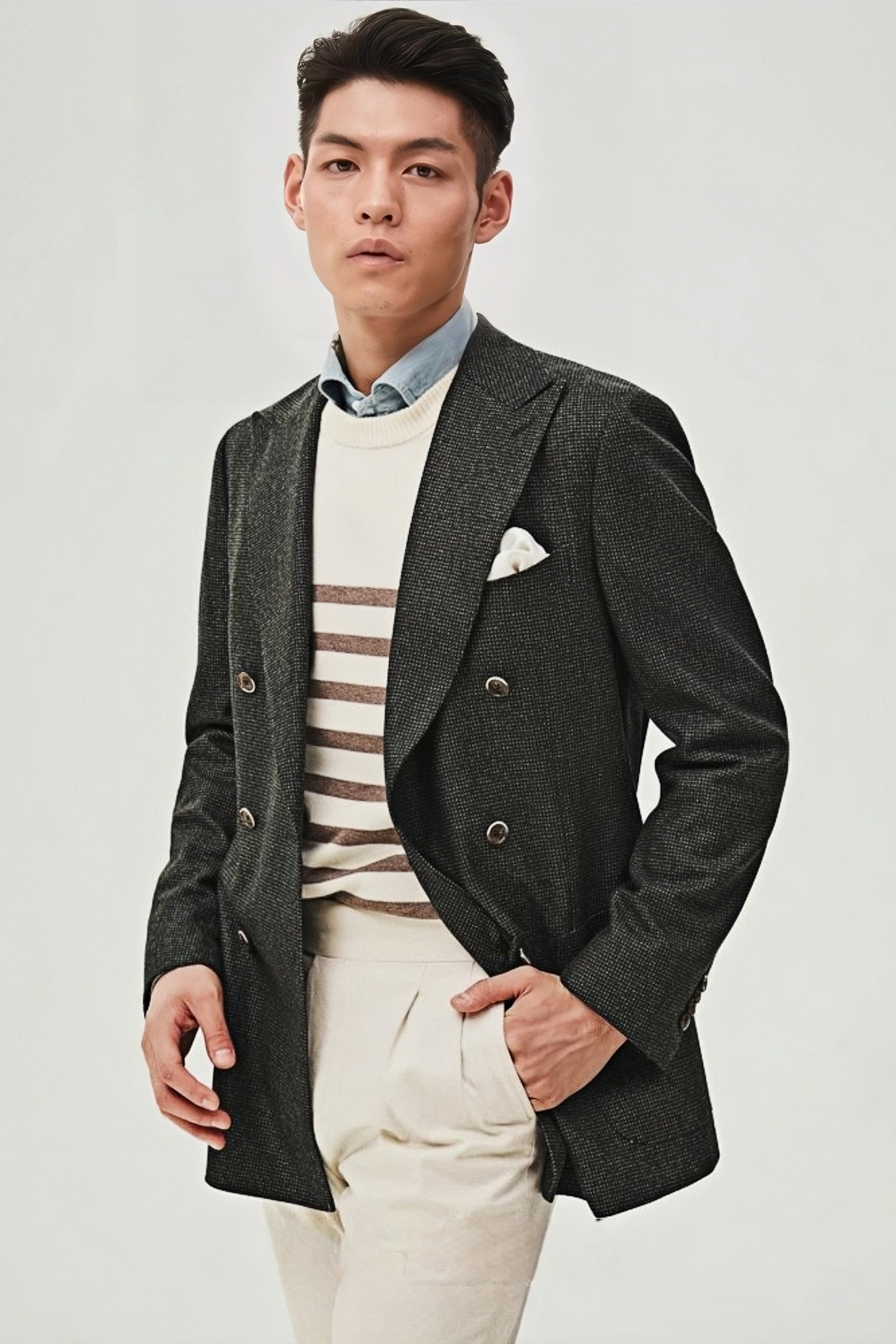 Enzo gray blazer