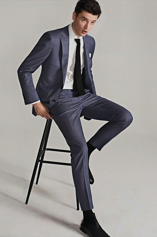 Benedict light-blue trousers