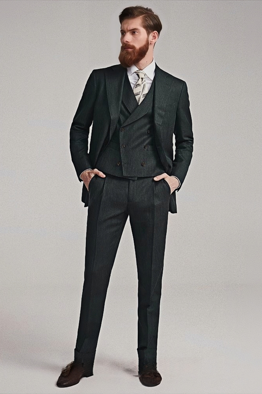 Zane green suit