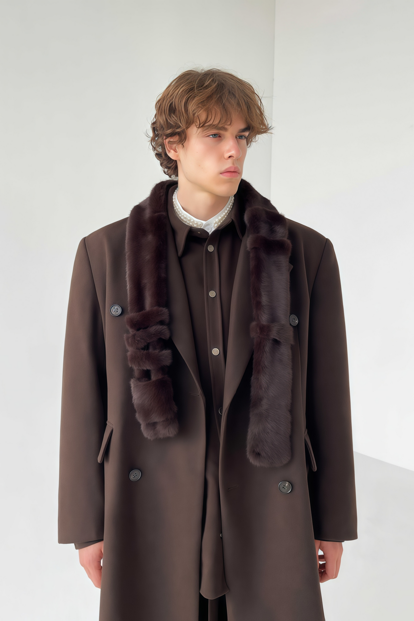 Alexis brown maxi coat