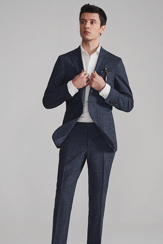 Alistair navy-blue suit
