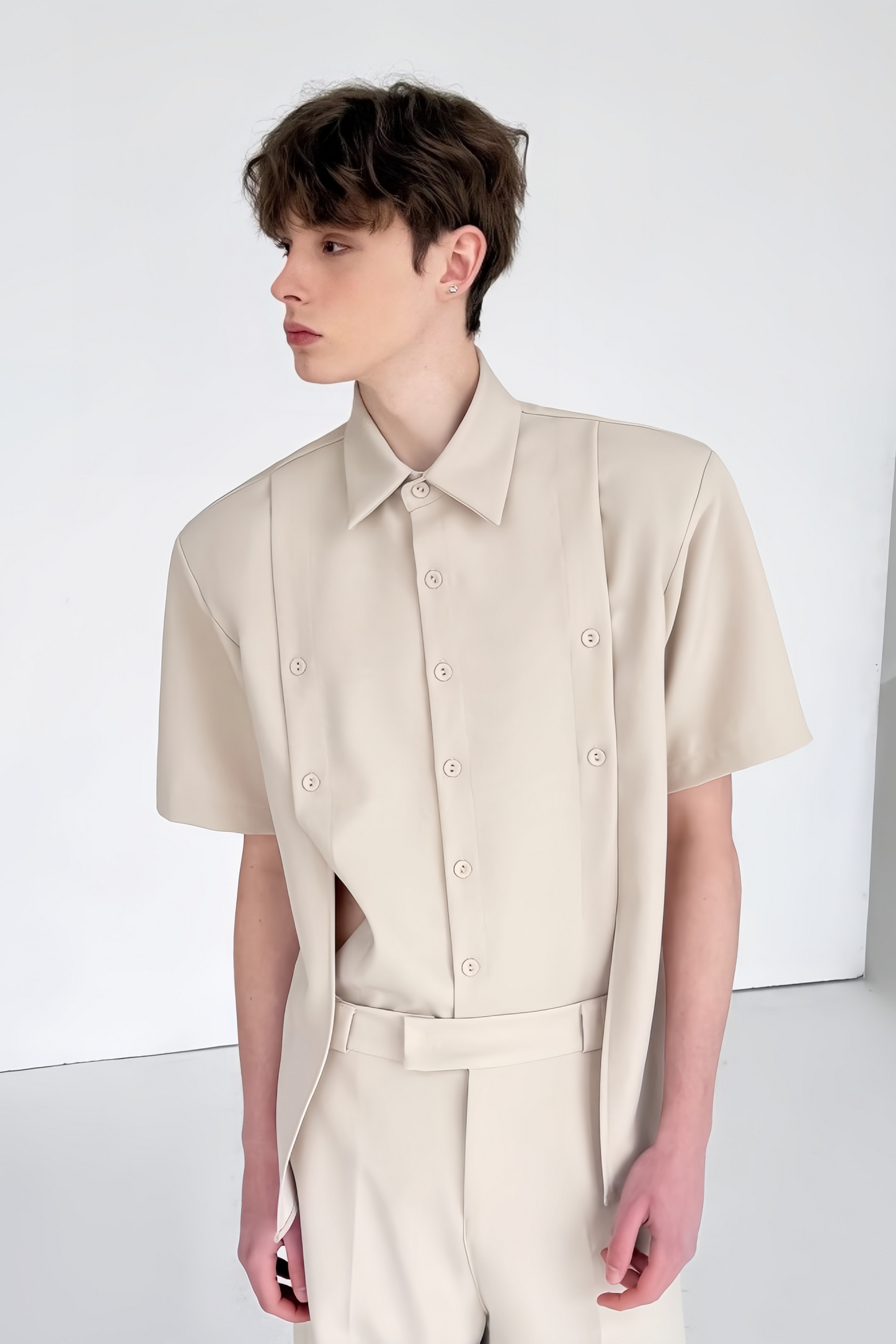 Lowie neutrals front slit suit