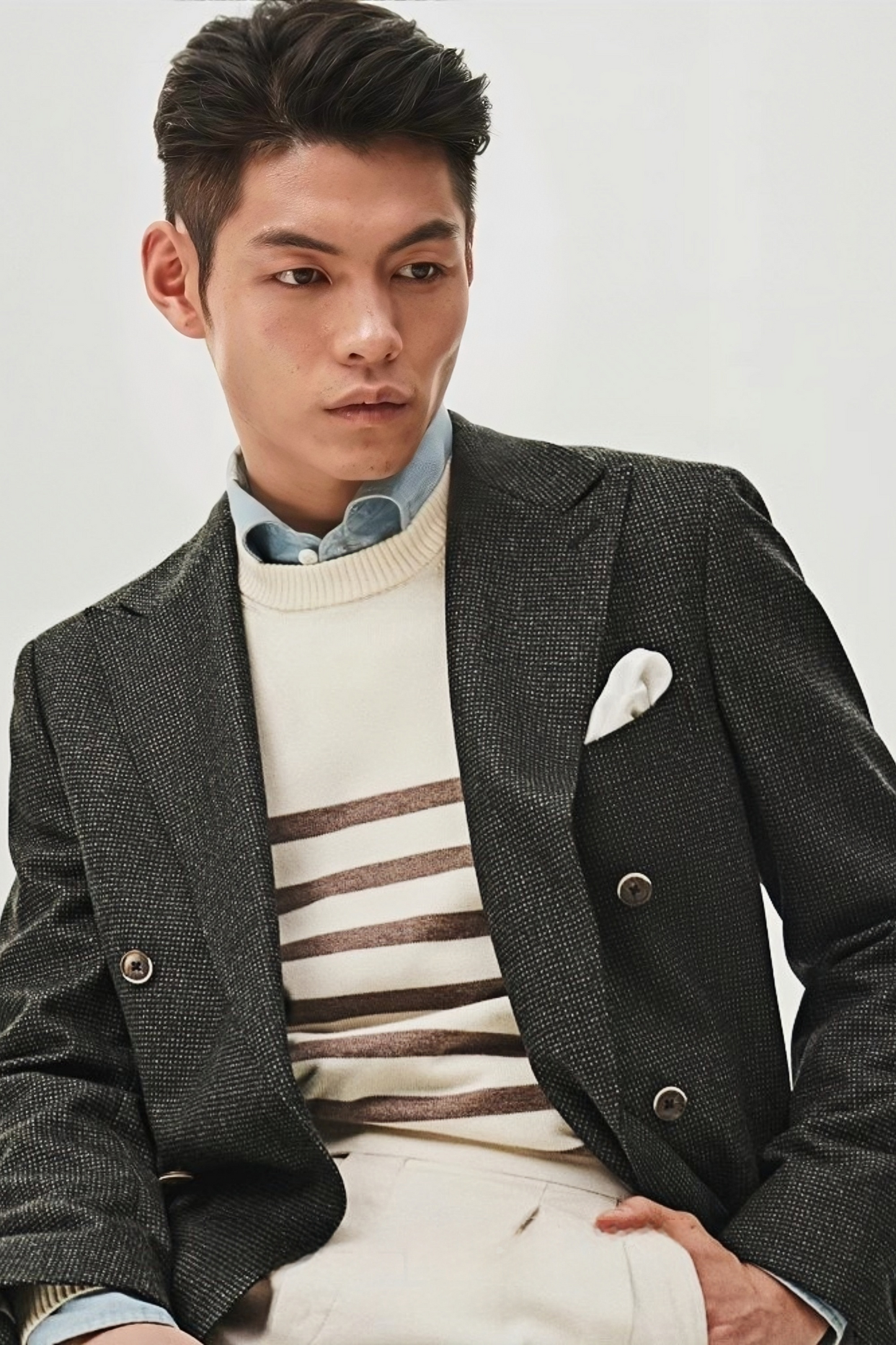 Enzo gray blazer
