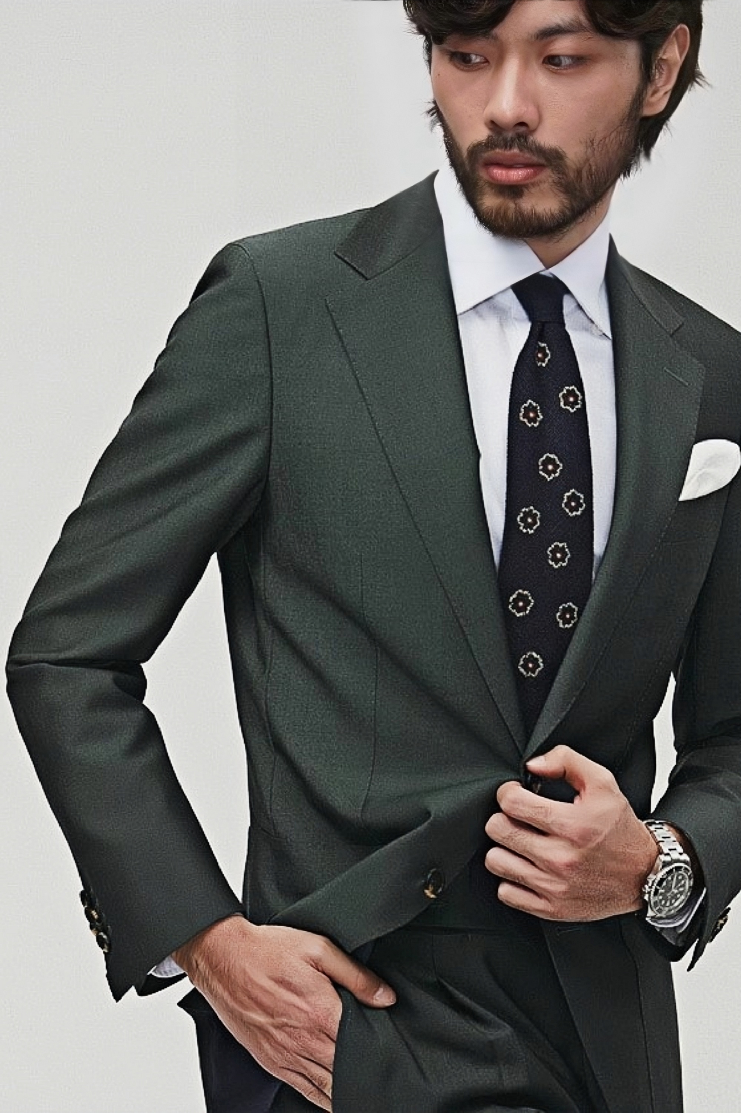 Zane green suit
