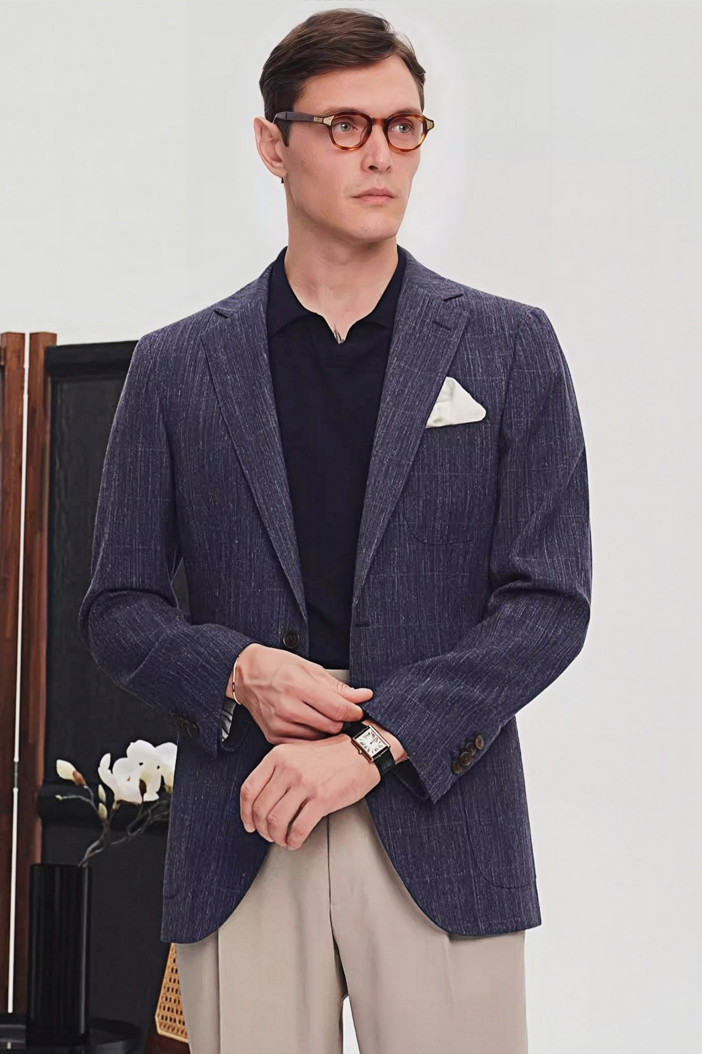Tristan blue blazer
