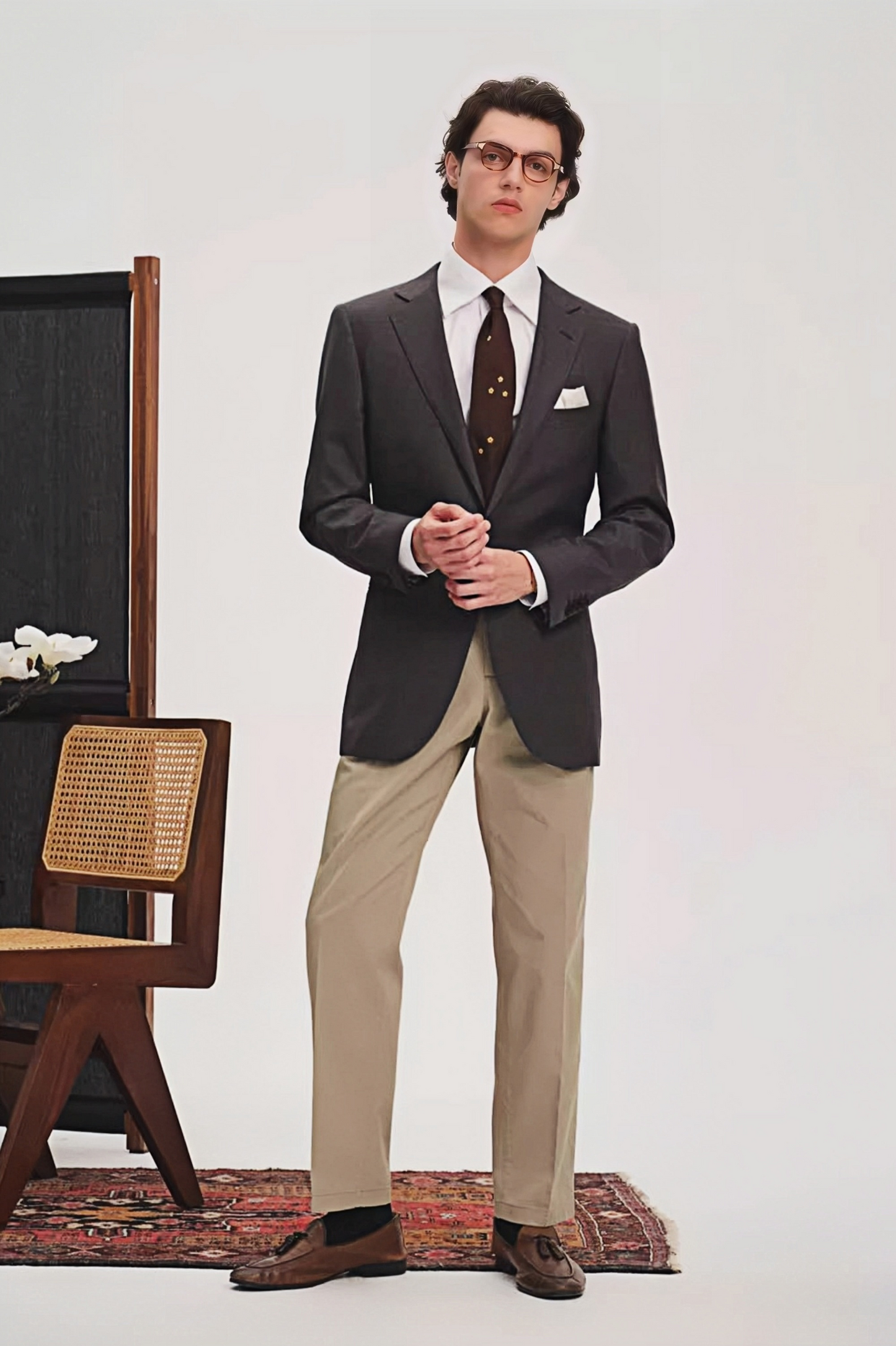 Benedict dark-gray blazer