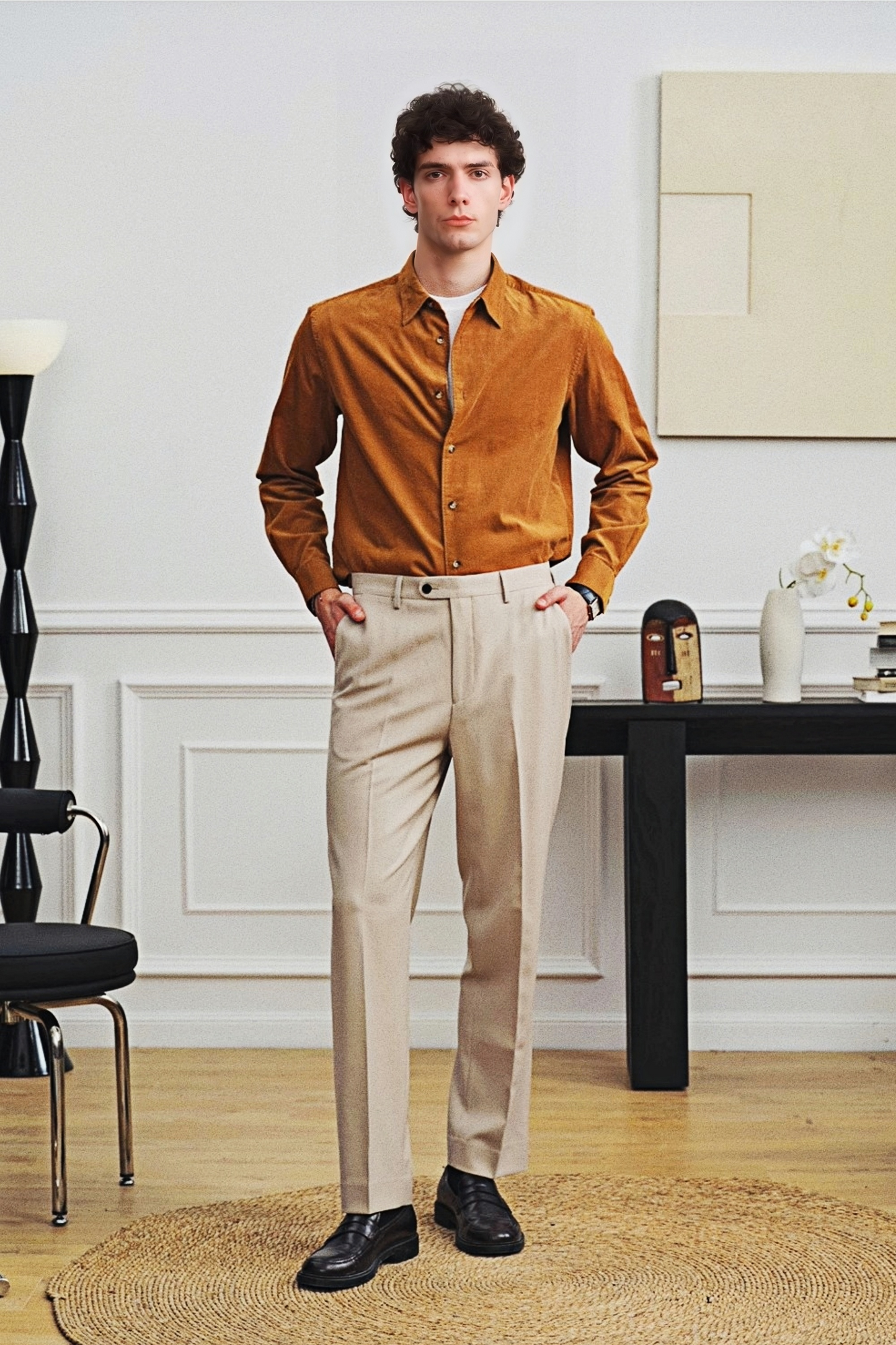 Kai beige trousers