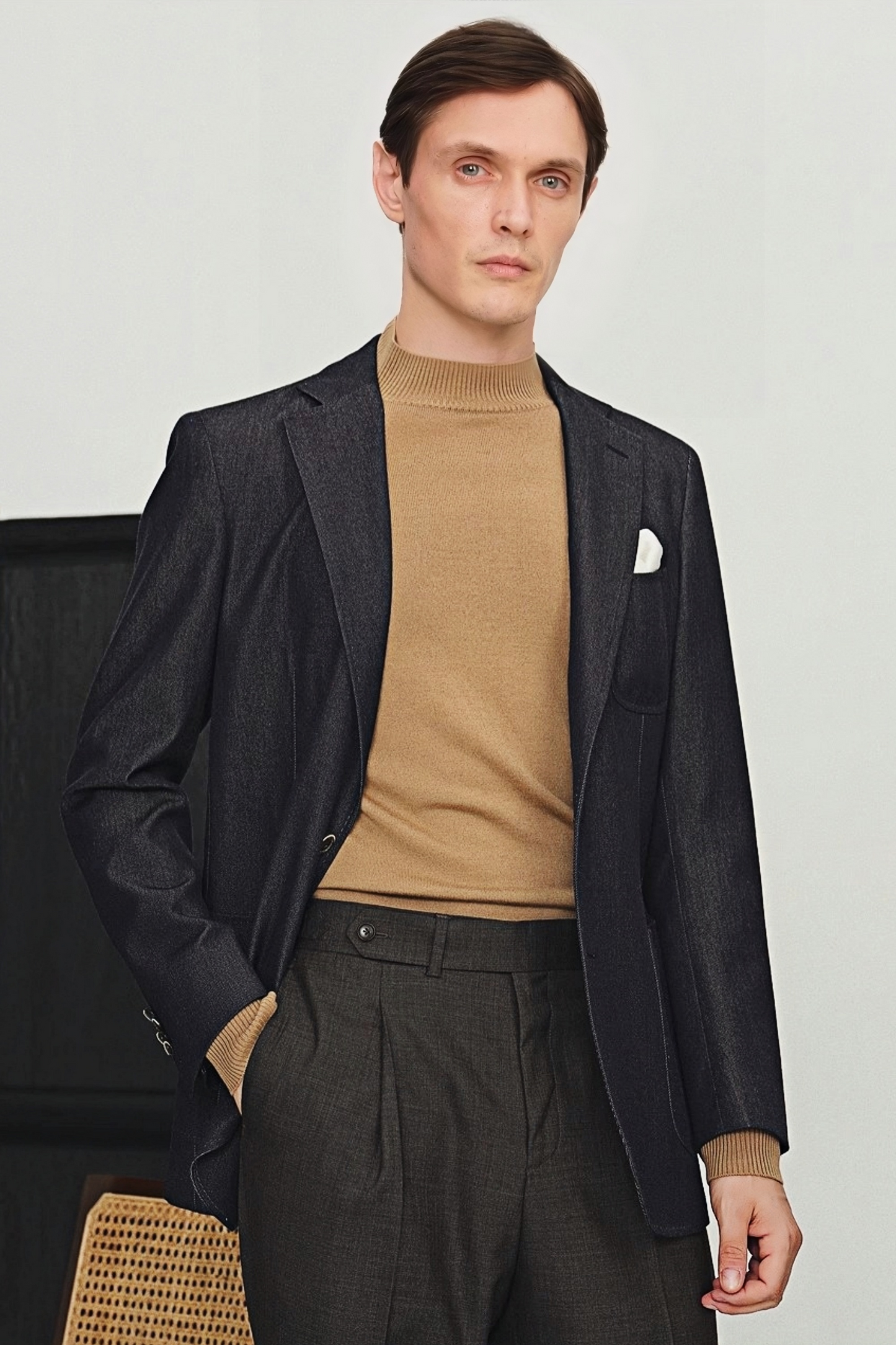 Alistair navy-blue blazer