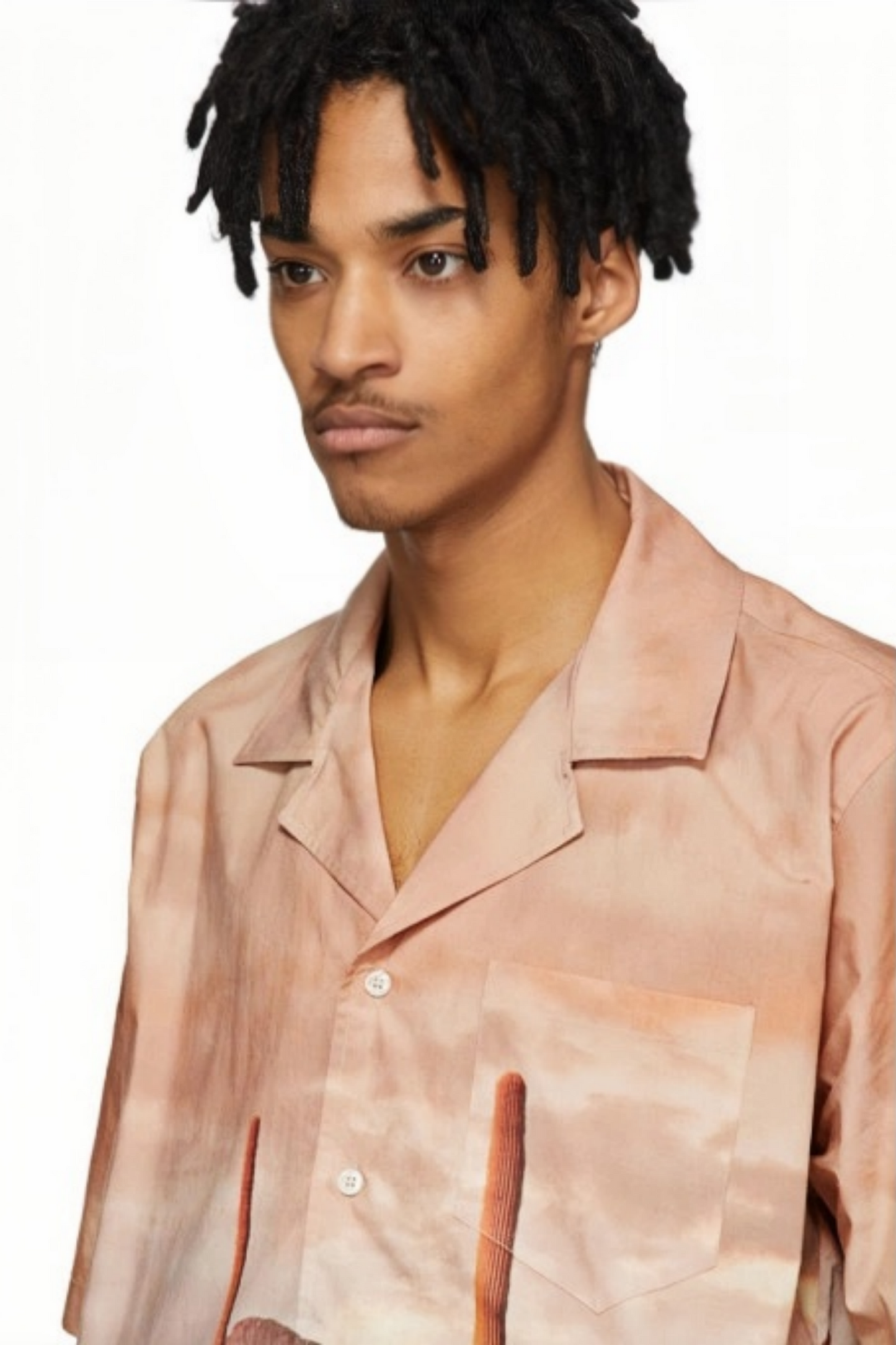 Yann brown desert cactus short-sleeve shirt