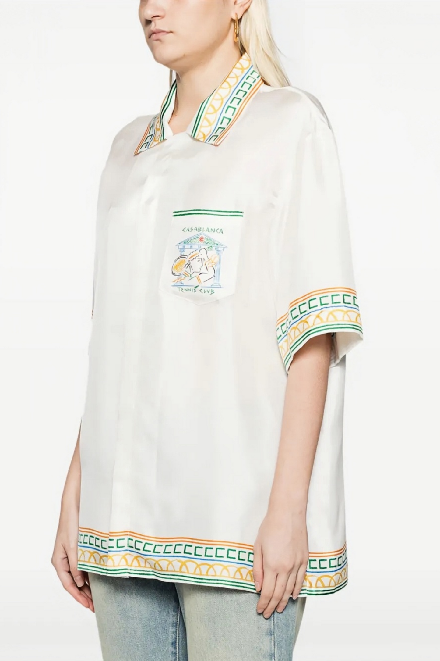 Jack white tennis club short-sleeve shirt