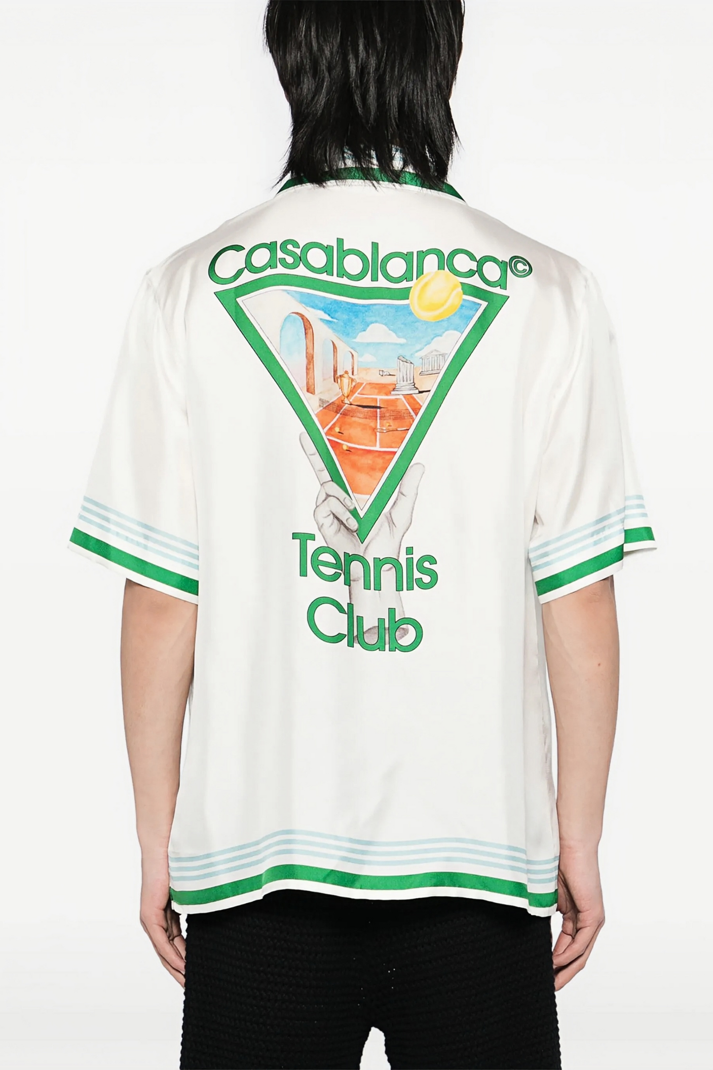 Henry white tennis club short-sleeve shirt