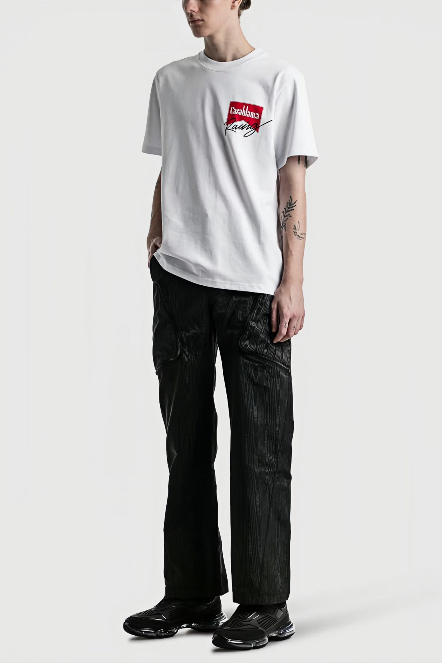Gaspard white signature logo t-shirt