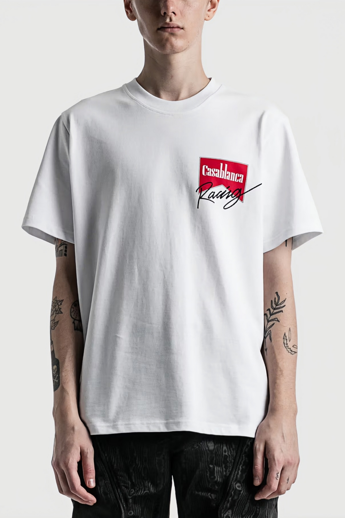 Gaspard white signature logo t-shirt