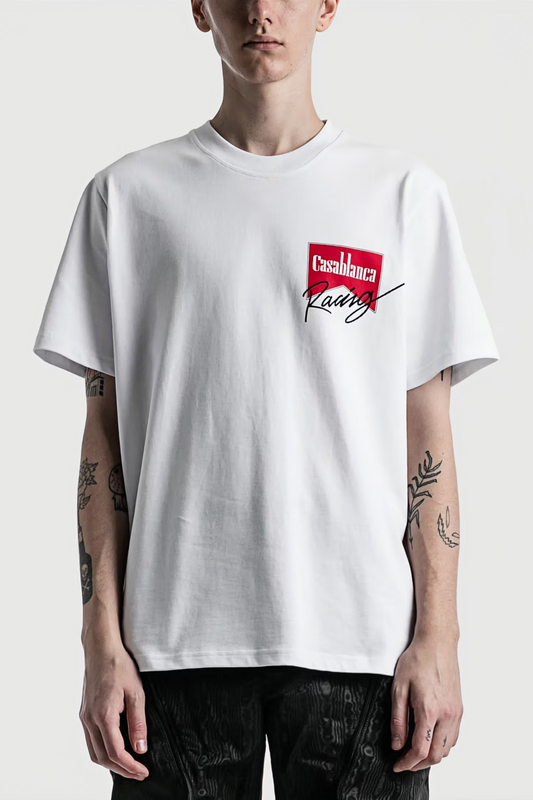 Gaspard white signature logo t-shirt