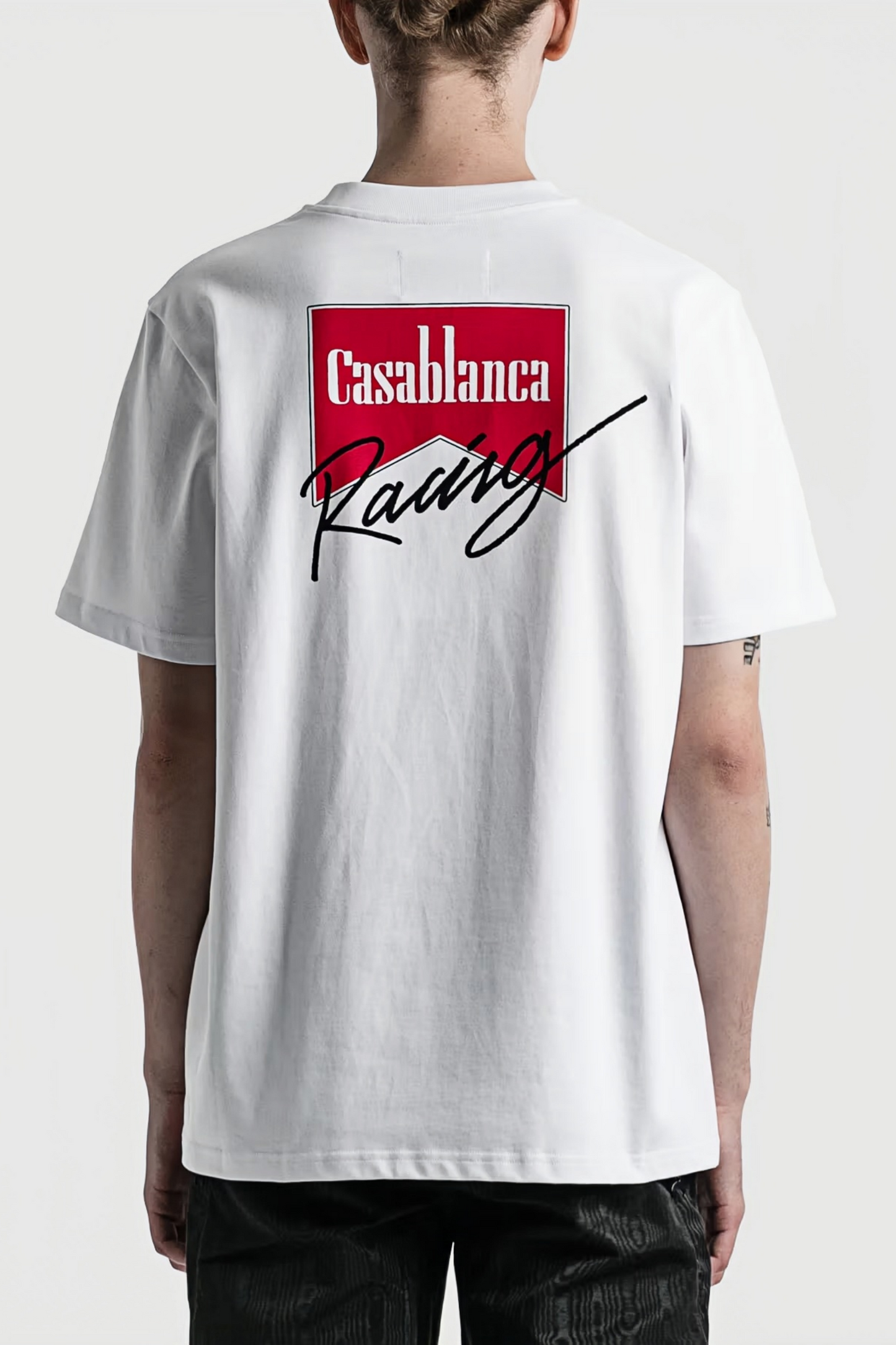 Gaspard white signature logo t-shirt