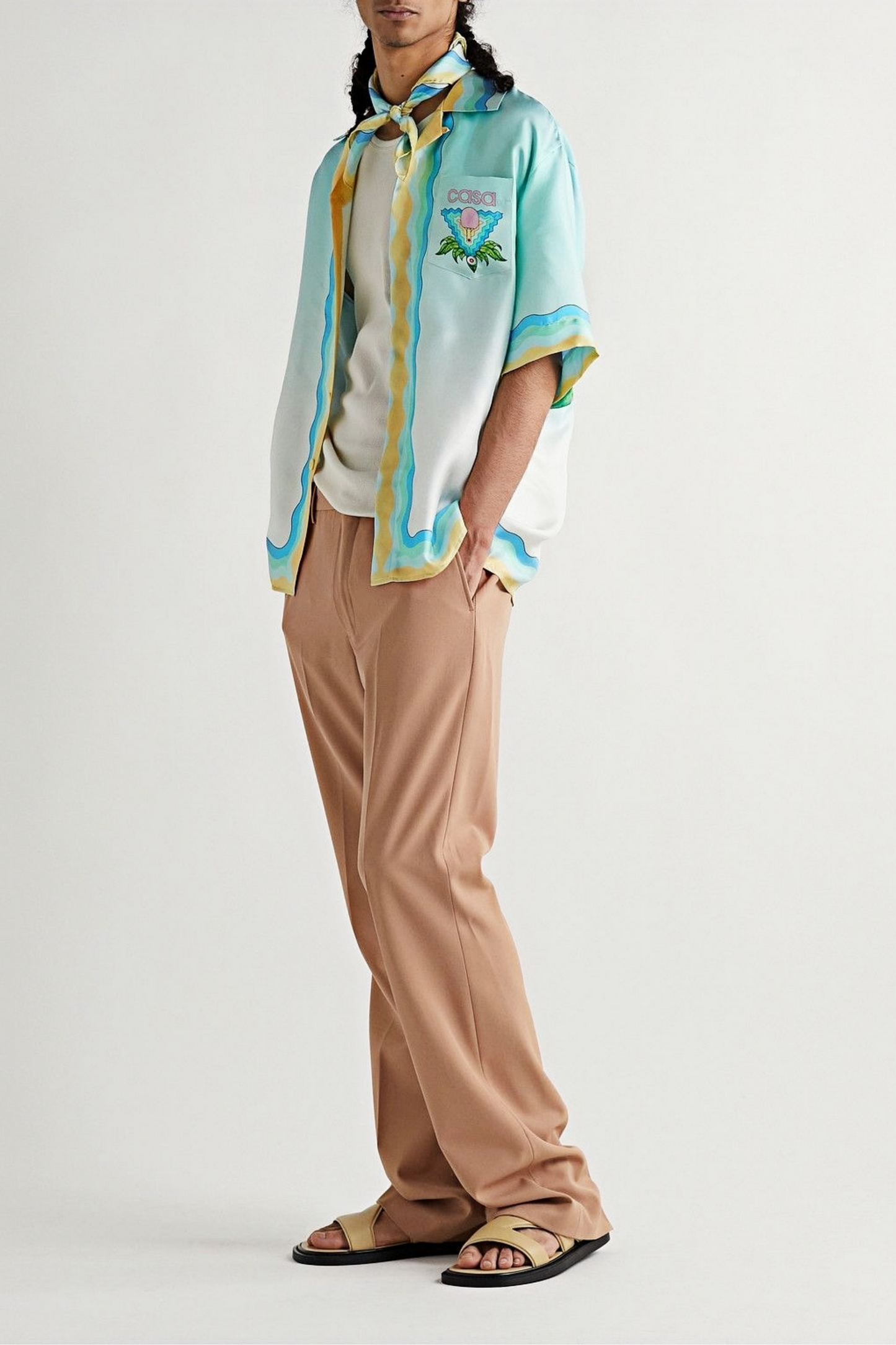 Noé mint green ice cream short-sleeve shirt